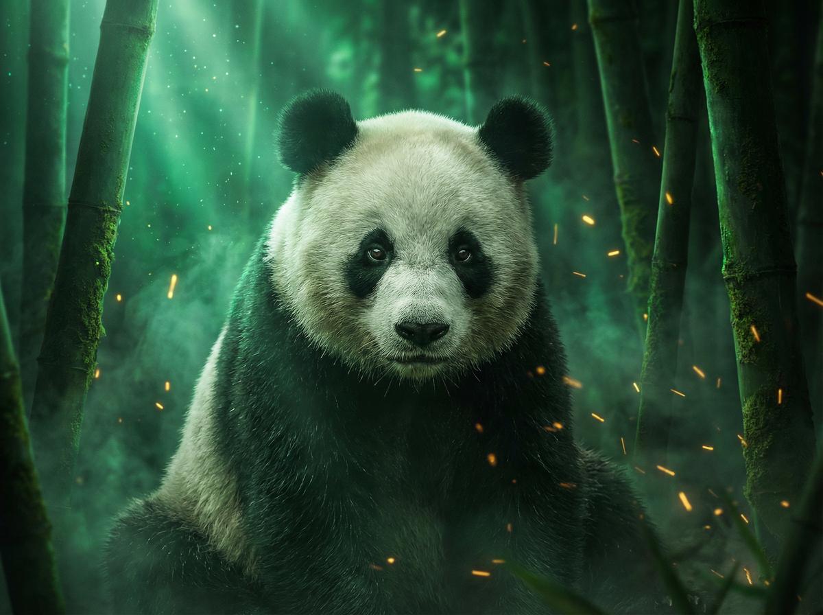 母狗官网-熊猫幼崽竹林嬉戏视频